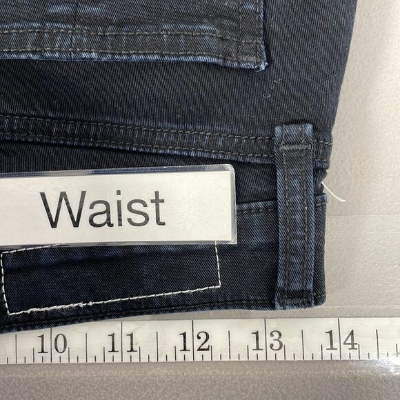 Rag & Bone Jeans Skinny Zipper Denim Wax Black Size 25 - Picture 9 of 11